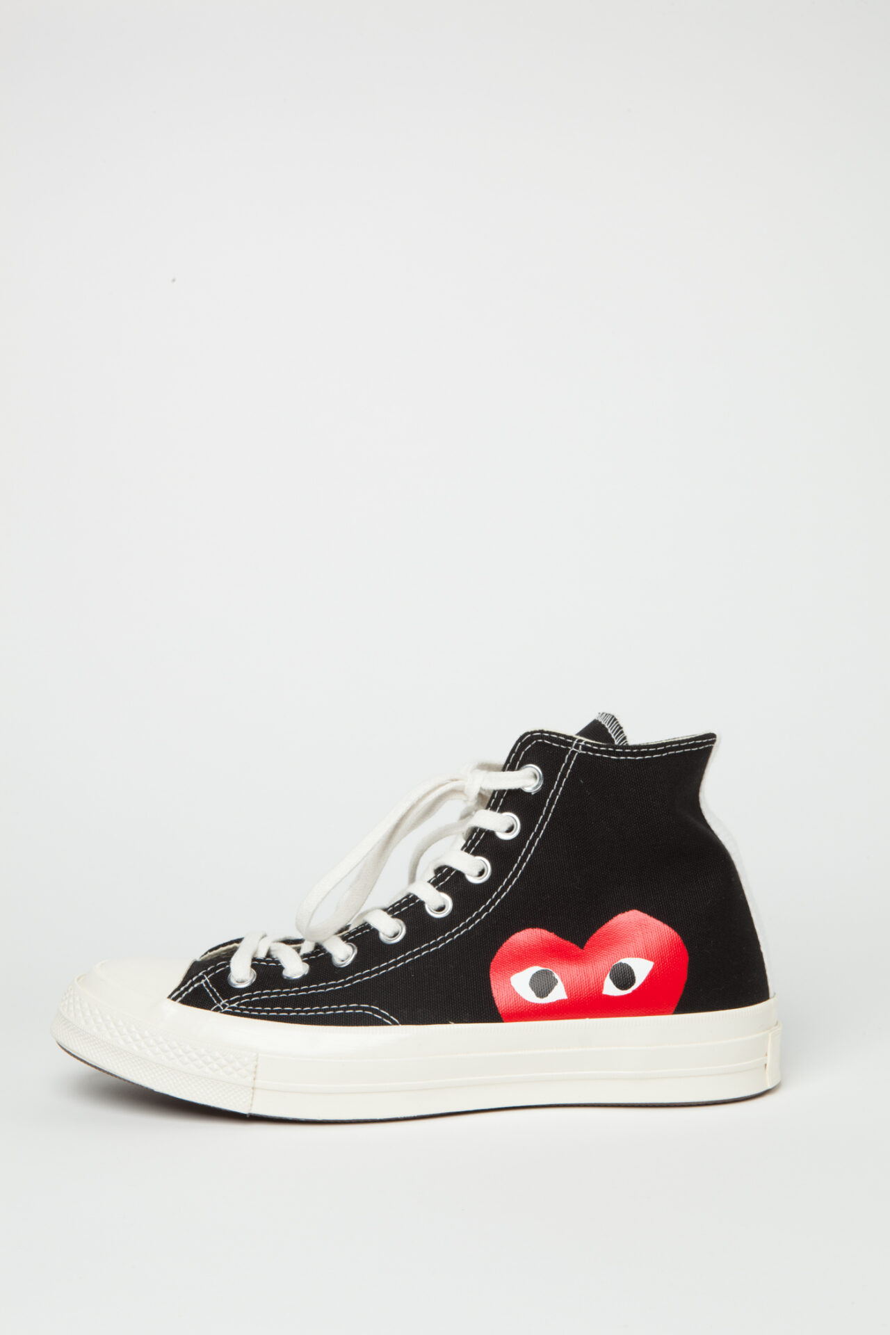 Comme Des Garcons Play - Black Converse Chuck Taylor High Top -  Schwittenberg