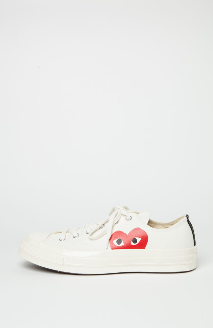 Comme des Garcons Play Converse weiß low