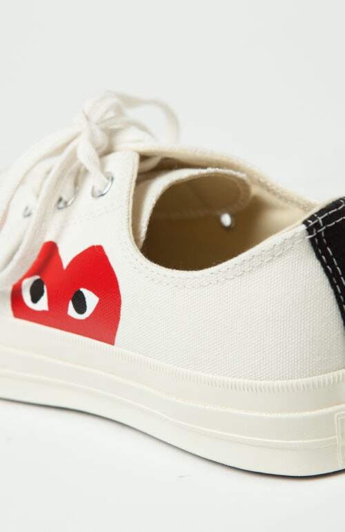 Comme des Garcons Play Converse weiß low