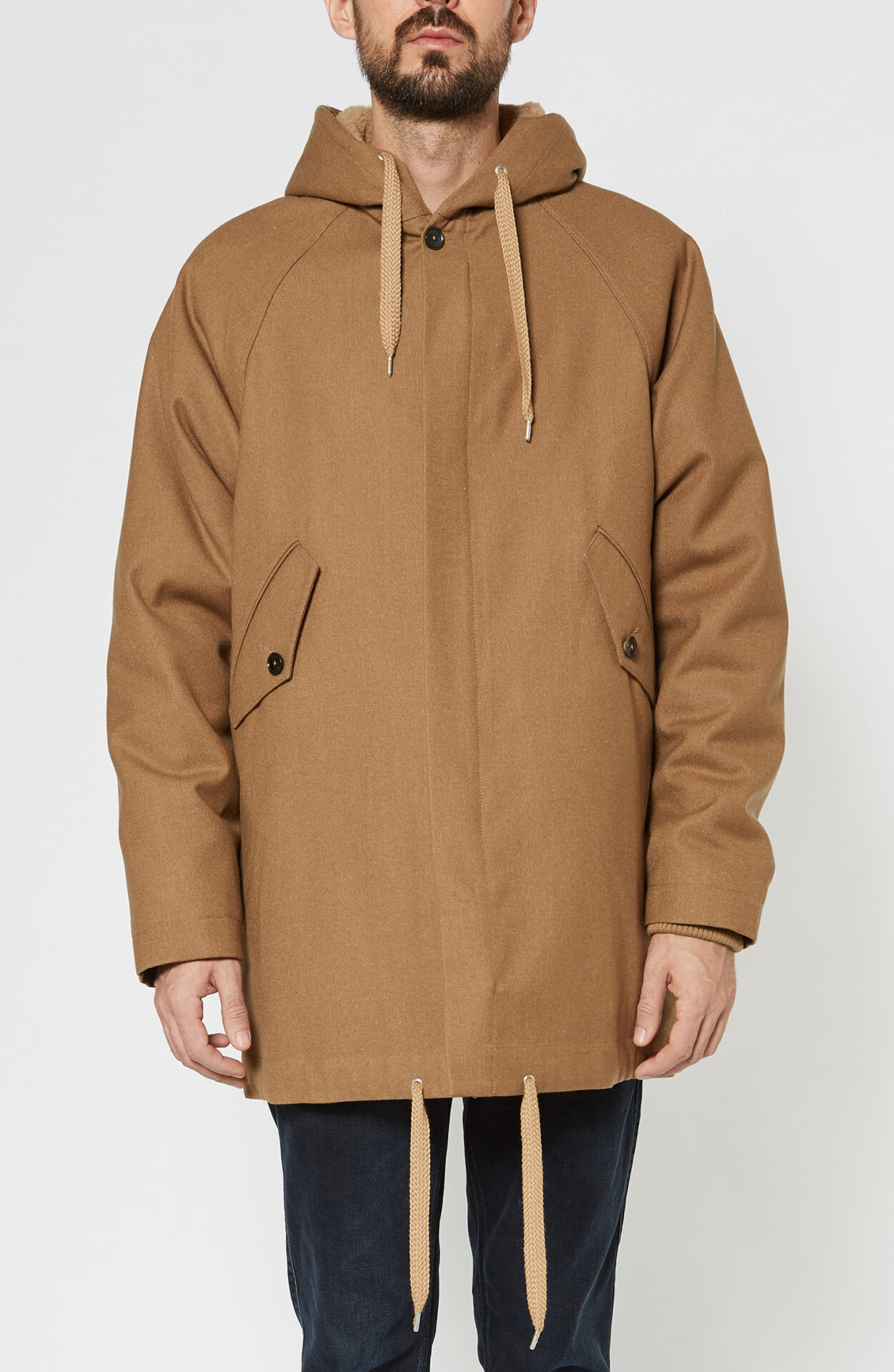Anyone liter scrub A Kind Of Guise - Camel brown "Bug" parka 2.0 - Schwittenberg