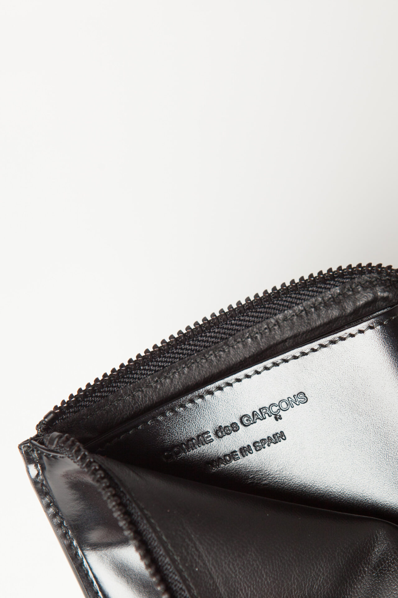 Comme Des Garcons Wallet Black wallet SA3100 from the Very Black line  Schwittenberg