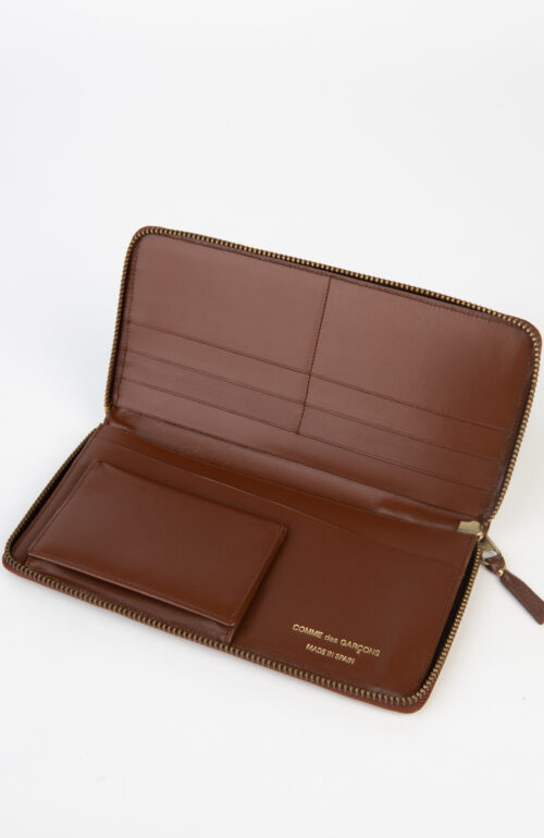 Comme Des Garcons Wallet - Brown wallet SA0110 from the Luxury 