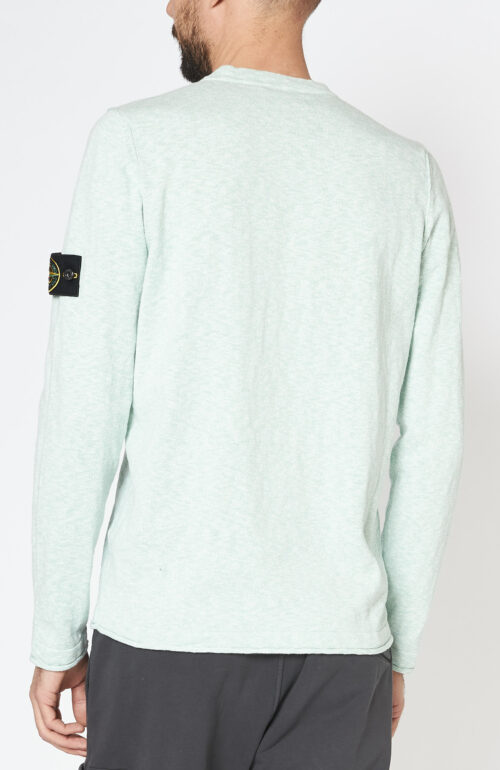 Light green cotton sweater "502b0