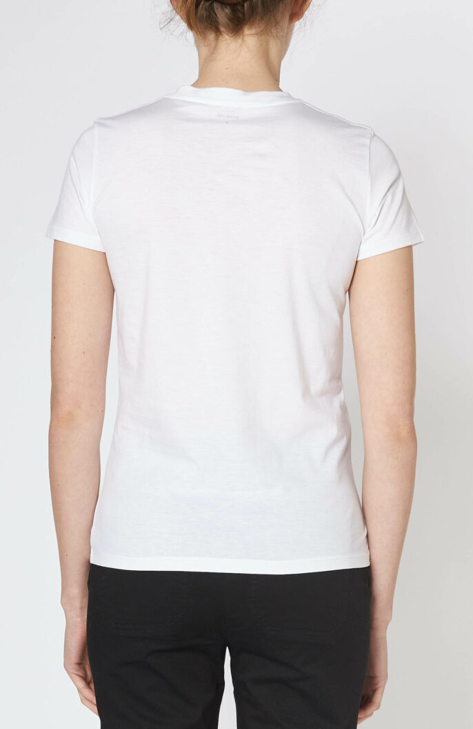 Weißes T-Shirt aus Baumwolle 