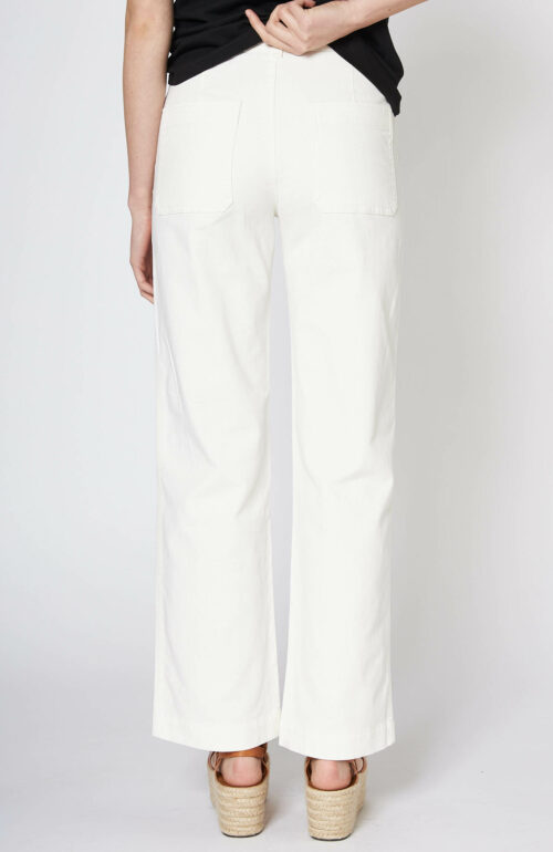 Cream white jeans "Utility