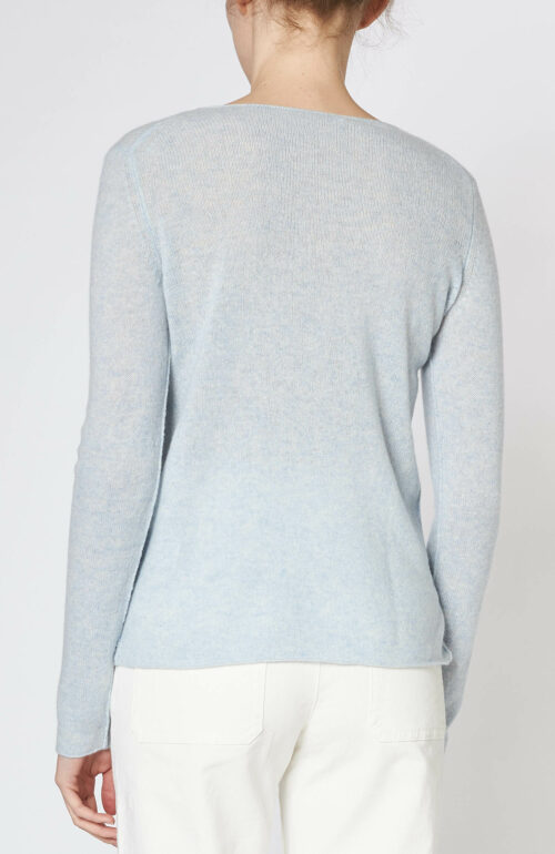 Light blue cashmere sweater