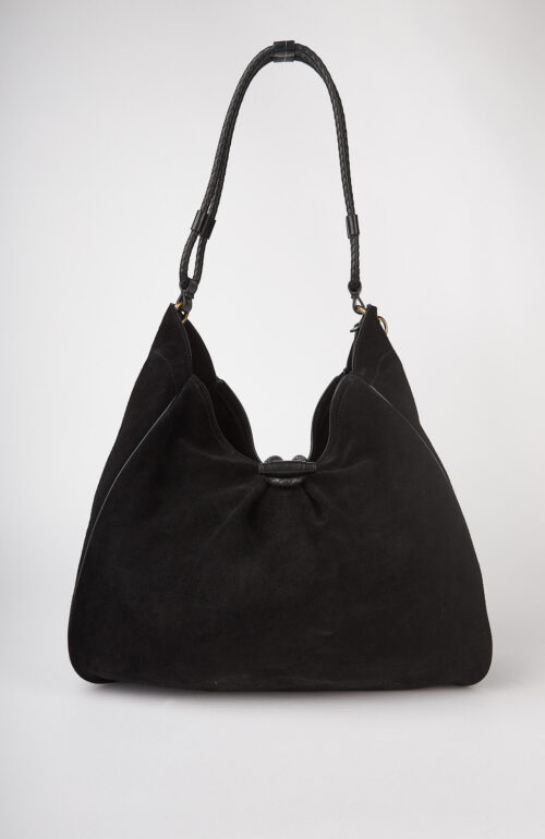 Black shoulder bag "Soyat