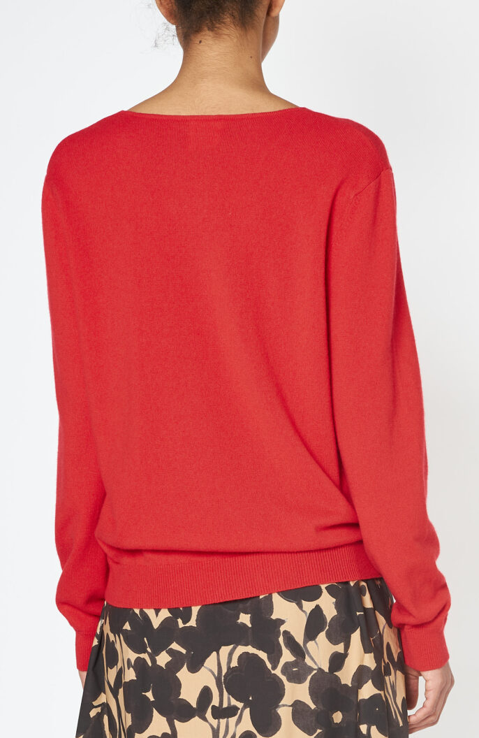 Roter Pullover "Ara"