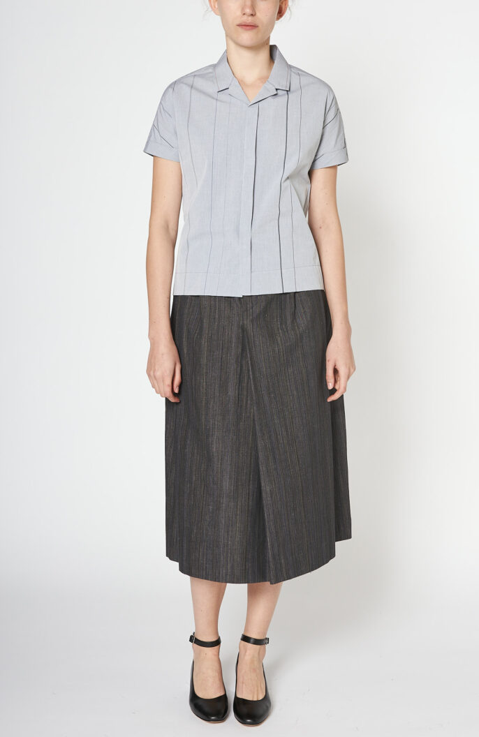 Midi skirt "Program" in dark gray