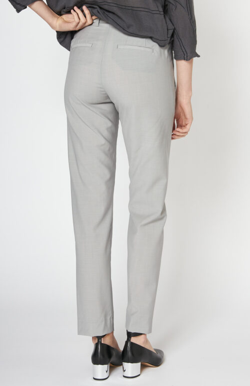 Gray pants "Jitney" from wool