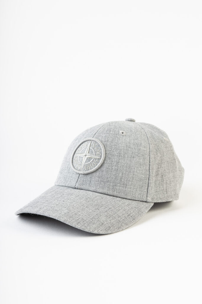 Gray baseball cap with logo