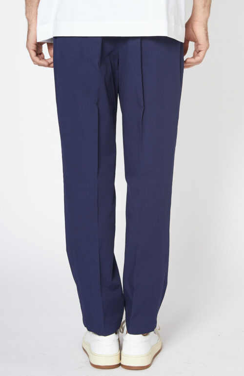 Dark blue trousers "Philip" with crease