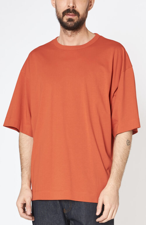 Orangefarbenes T-Shirt „Heky“