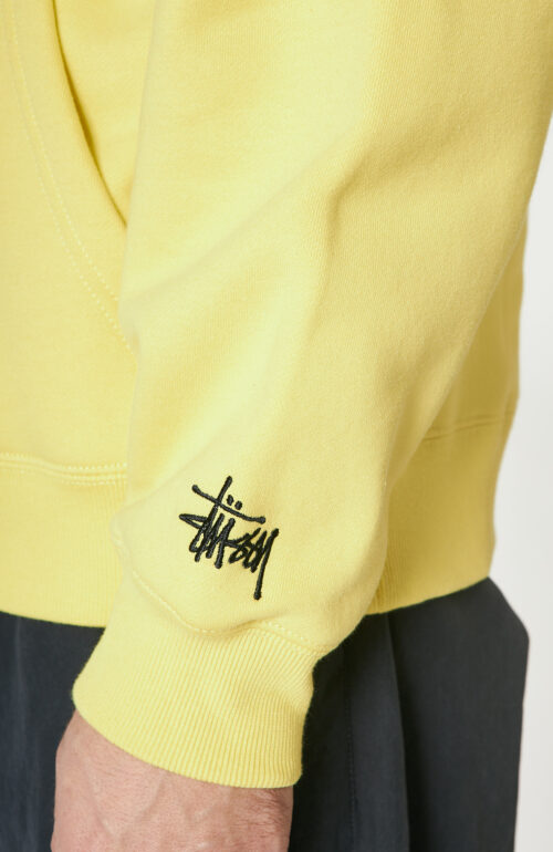 Yellow "8ball" hooded sweatshirt