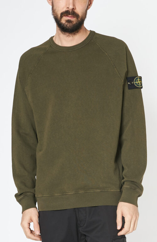 Olivfarbener Sweater "66060"