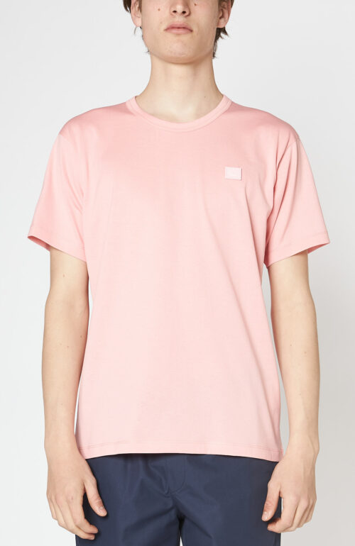 Rosafarbenes T-Shirt "Nash Face"