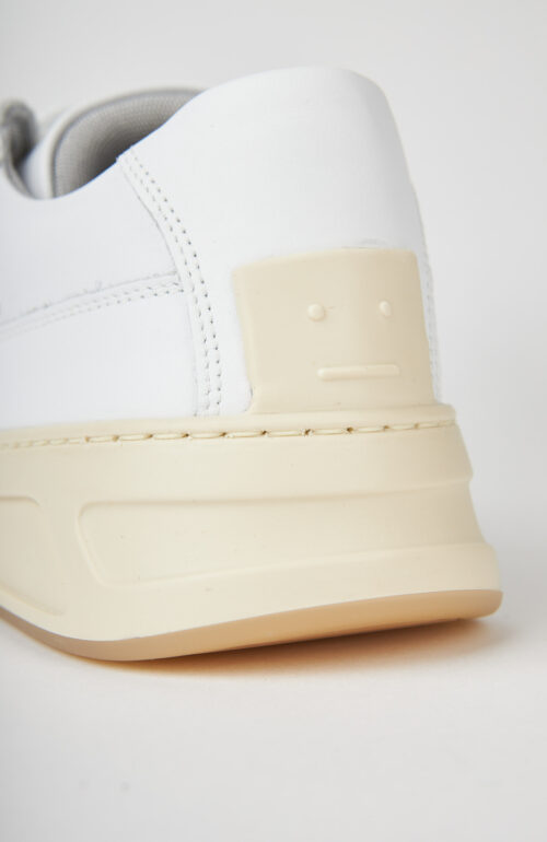 White leather sneakers "Perey