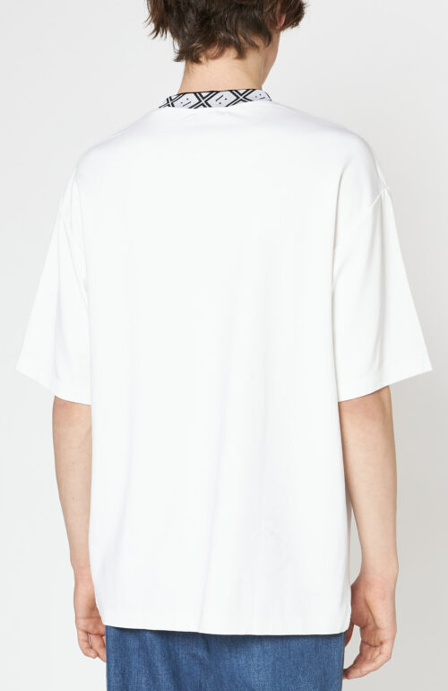 Weißes T-Shirt "Eternal Rib Face"
