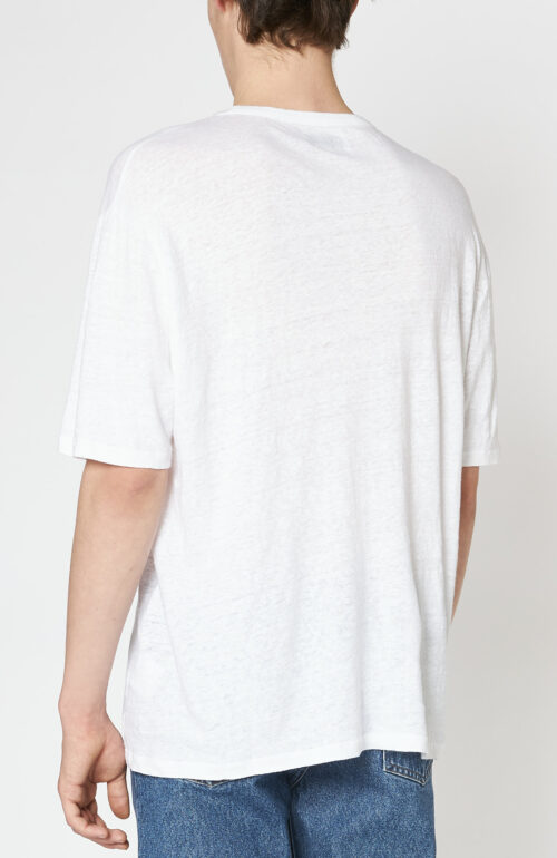 White linen t-shirt "Emile