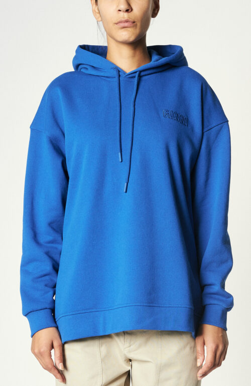 Hooded sweater "Isoli" in royal blue