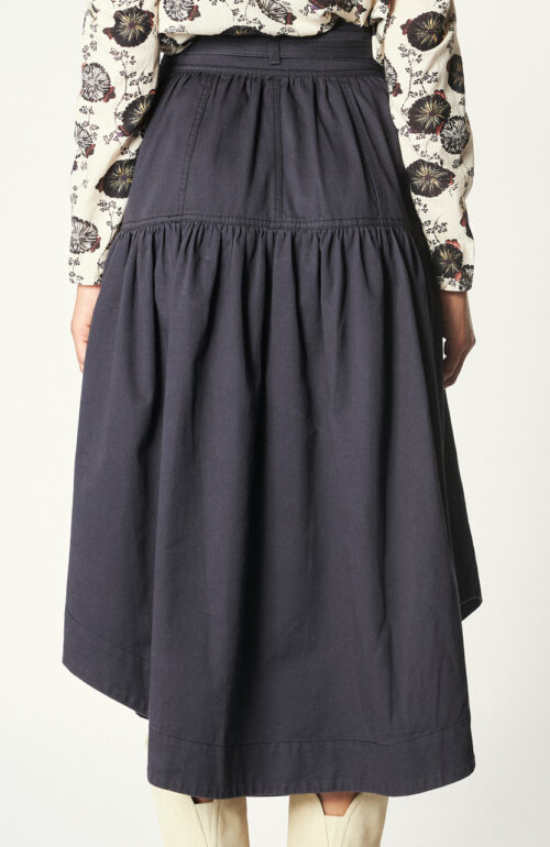 Dark blue skirt "Griffin" cotton