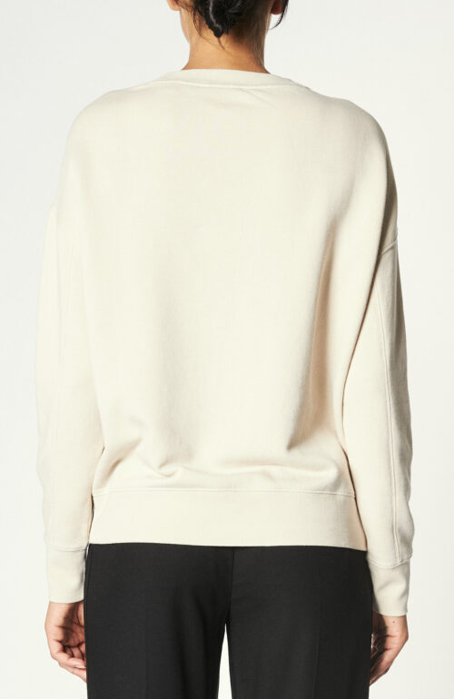 Essential Relaxed Sweater in White