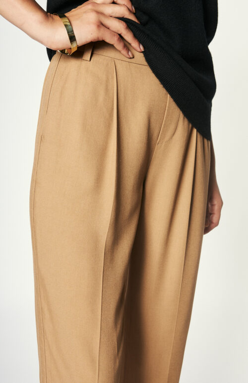 Pants "Casual pull on pant" in brown