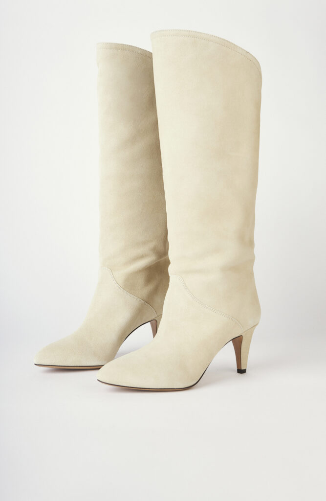 Calfskin boots "Laylis" in sand