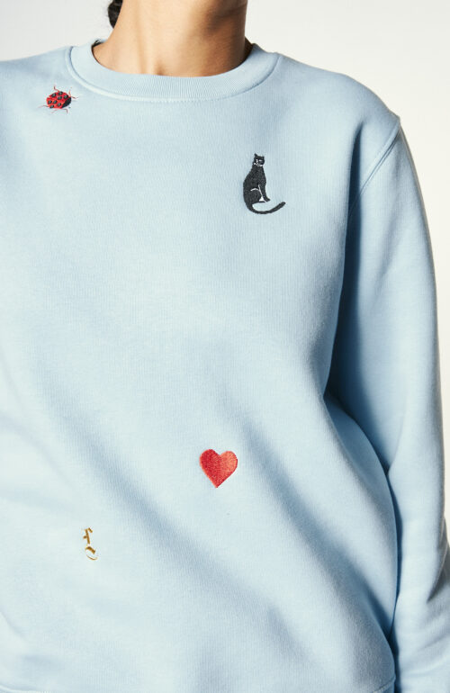 Sweater "Charms" in sky blue