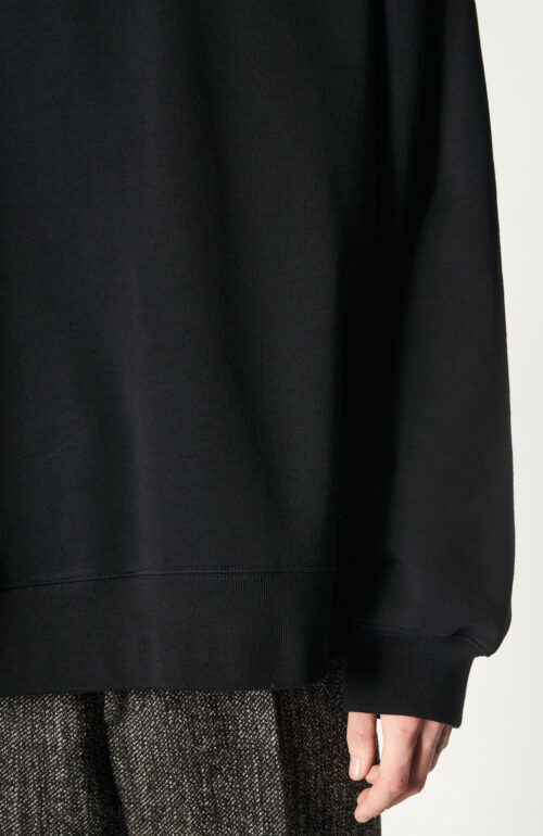 Schwarzer Oversize-Sweater "Hax"