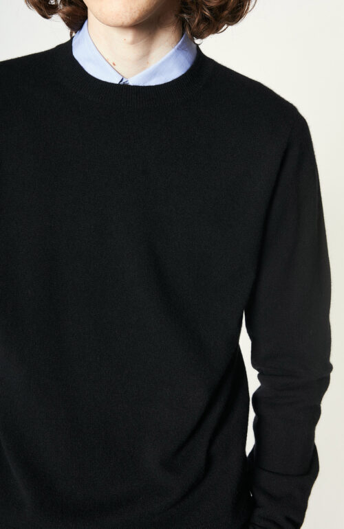 Black knit sweater "Tangier