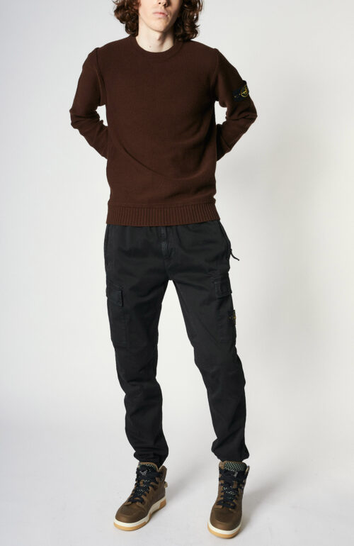 Brown sweater "577B6" from geelong wool