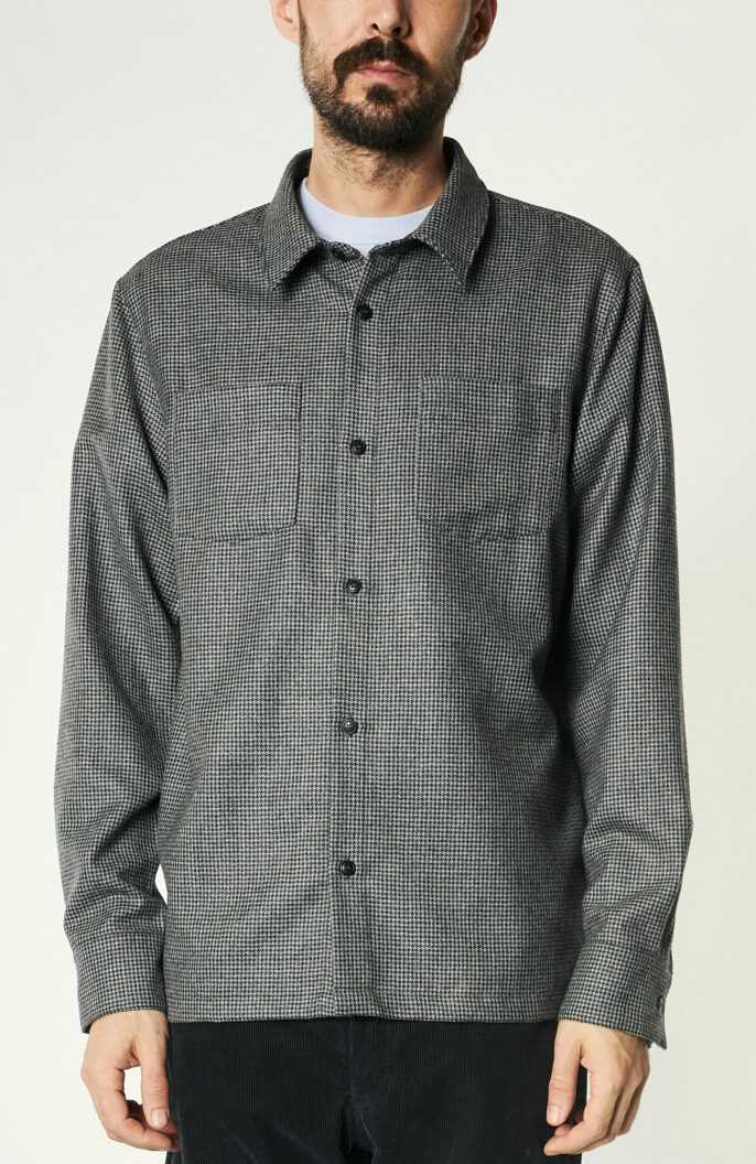 Overshirt "Pepper" in black and white