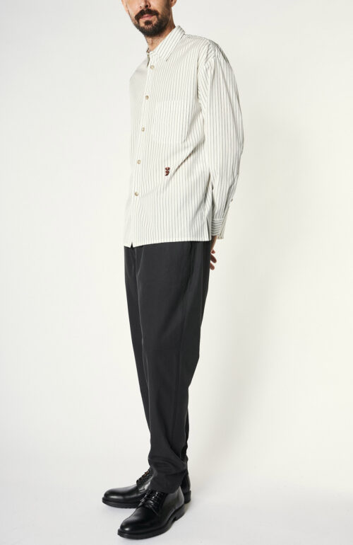 Striped shirt "Gusto" with fringe detail