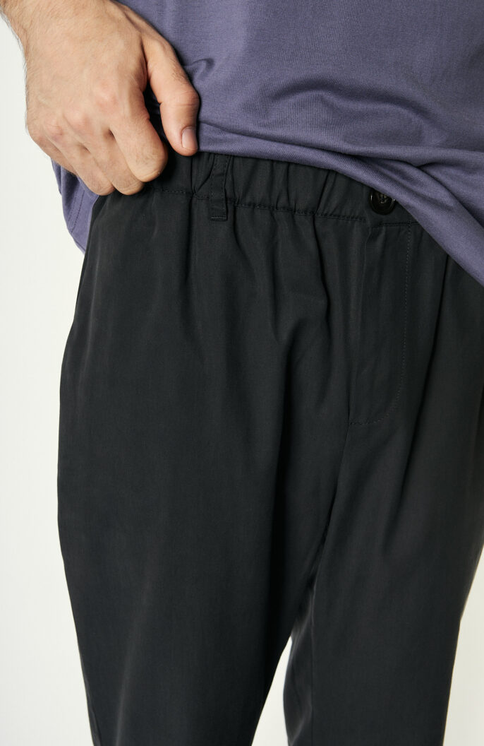Trousers Elasticated Trouser washed black