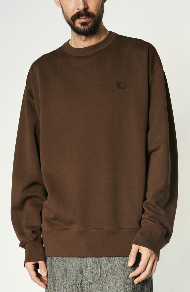 Dark brown cotton sweater
