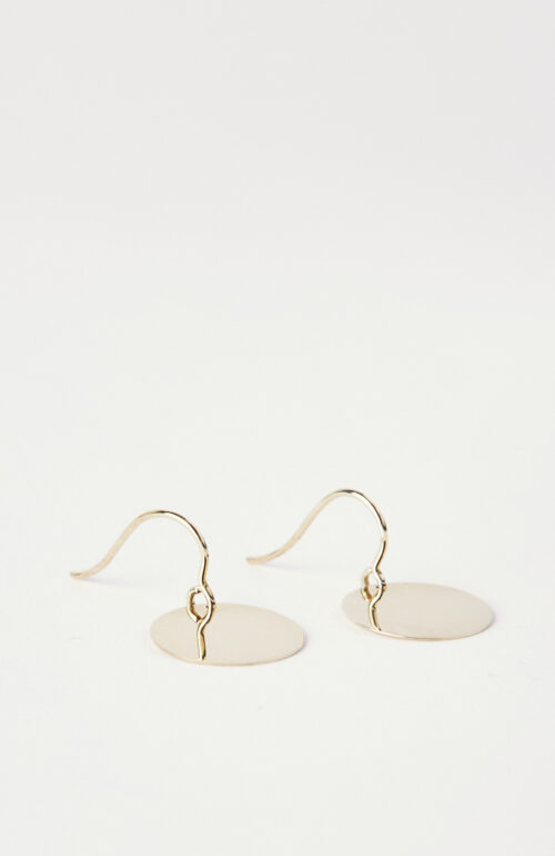 Ohrring "Paillettes Earrings No 3" in Gold