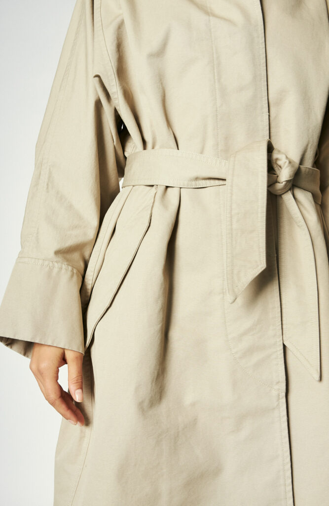 Beige cotton "Arlo" trench coat