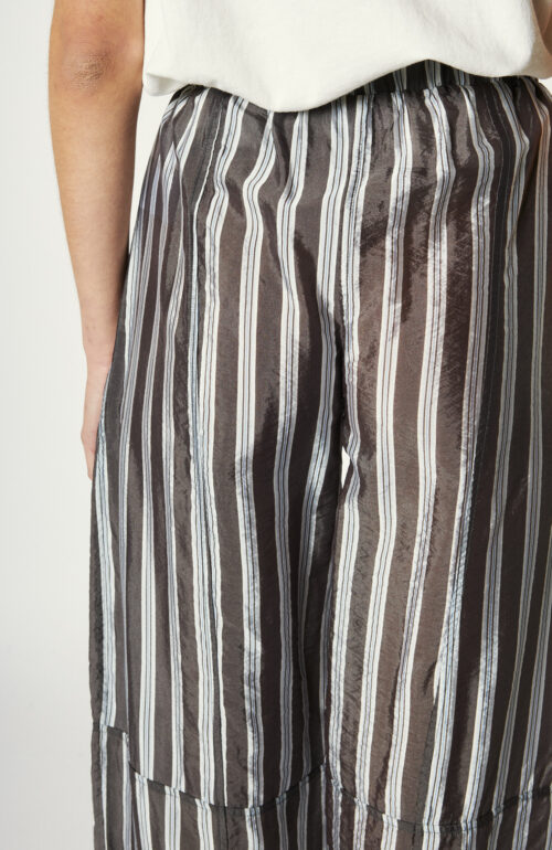 Lightwight Stripe Trousers in Grau/Blau