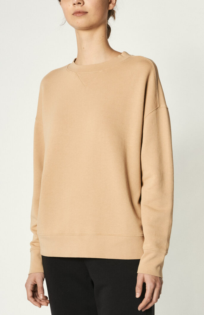 Essential Relaxed Pullover in Camel