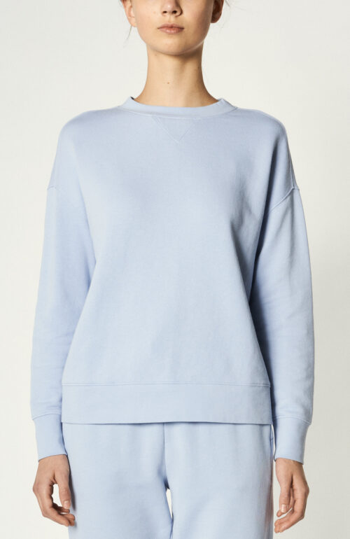 Essential Relaxed Pullover in Hellblau