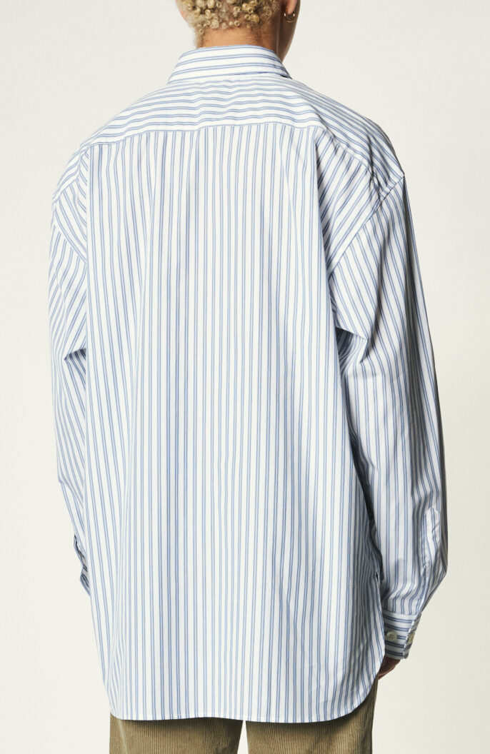 White and blue striped shirt "Croom