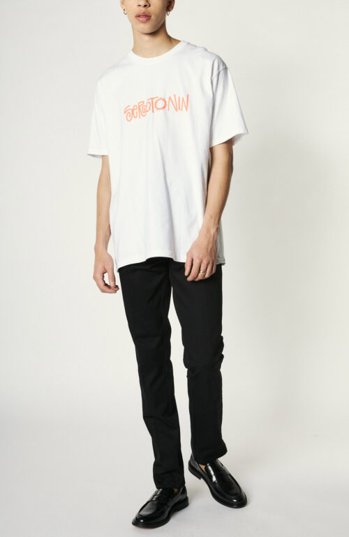 Oversized Carrot Fit Chino Trousers in Black