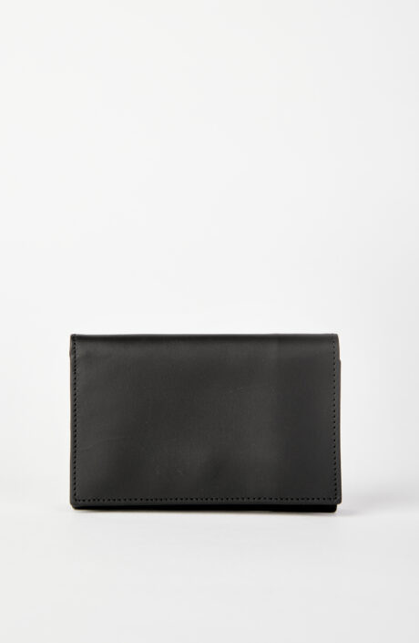 Black leather wallet "CM34