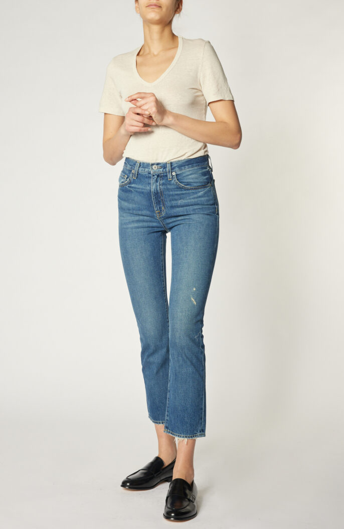 Jeans "Straight Leg" in Classic Wash