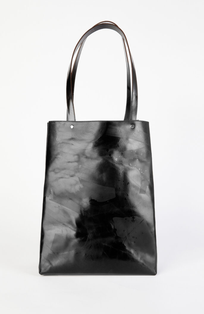 Tasche "Shopper Painted" in schwarz