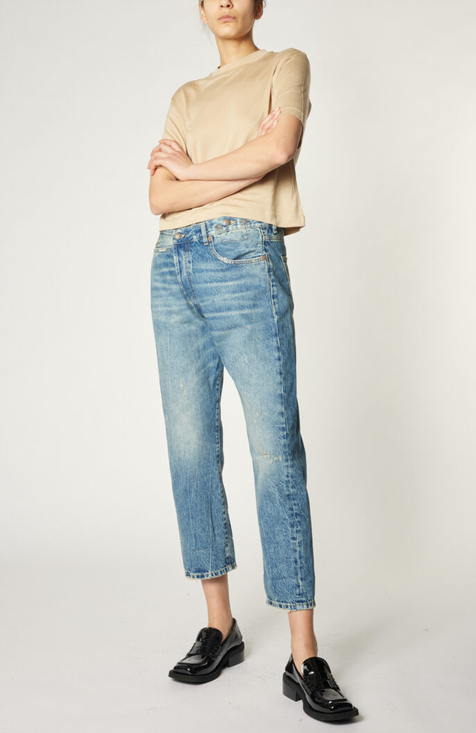 Blaue Jeans "Crossover" in Waschung "Kelly"