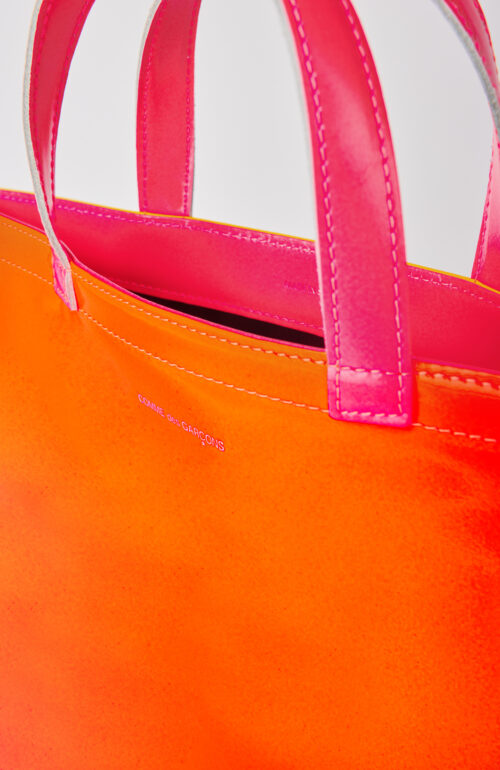 Tasche "Super Flou Tote Bag" in Gelb/Orange