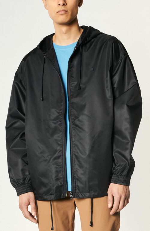 Hooded jacket "070" in black