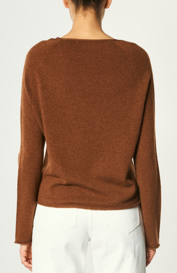 Cashmere sweater "Kash" in brown